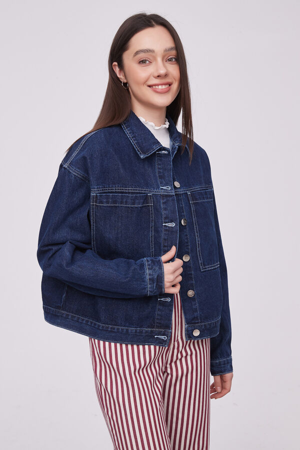 CAMPERA TEINA AZUL INDIGO image number null