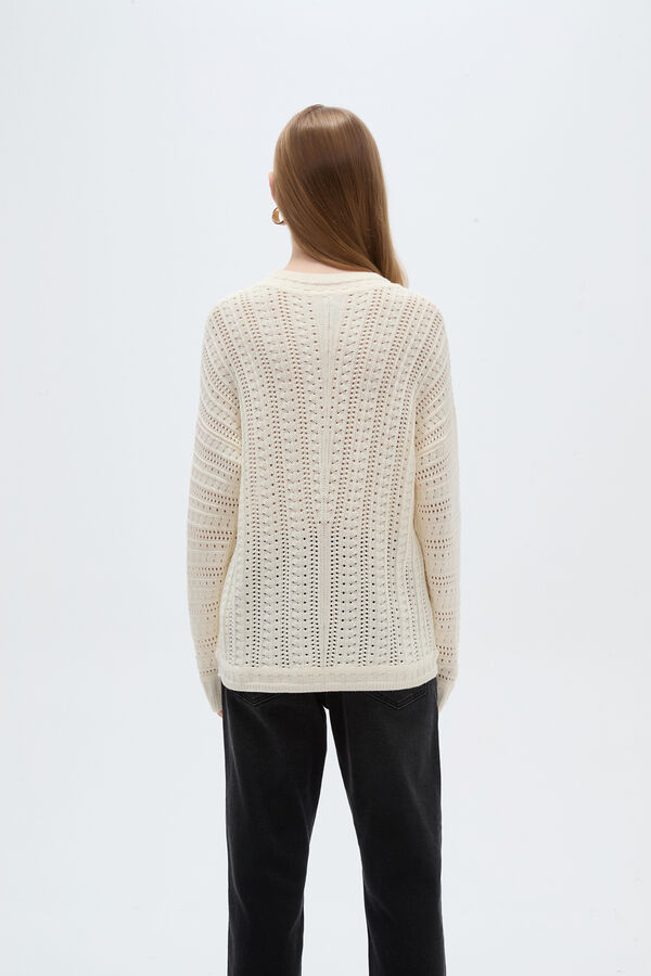 SWEATER ESTERNI 70809 MARFIL  / OFF WHITE image number null