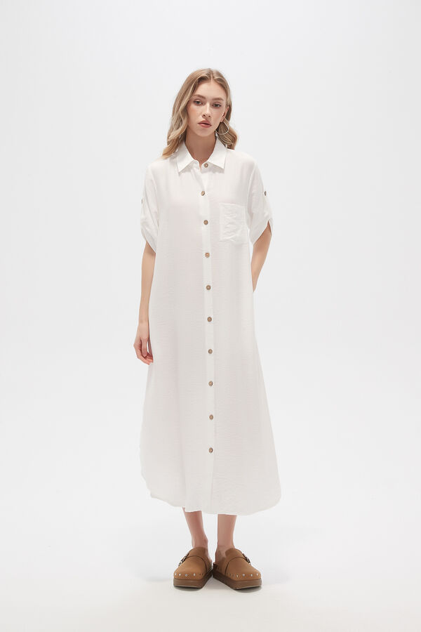 VESTIDO VOCE BLANCO image number null