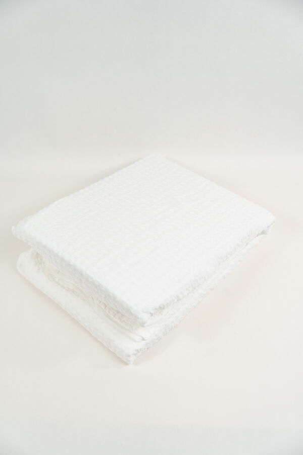 Funda  N&oacute;rdica 1 plaza Microfibra WASHED BLANCO image number null