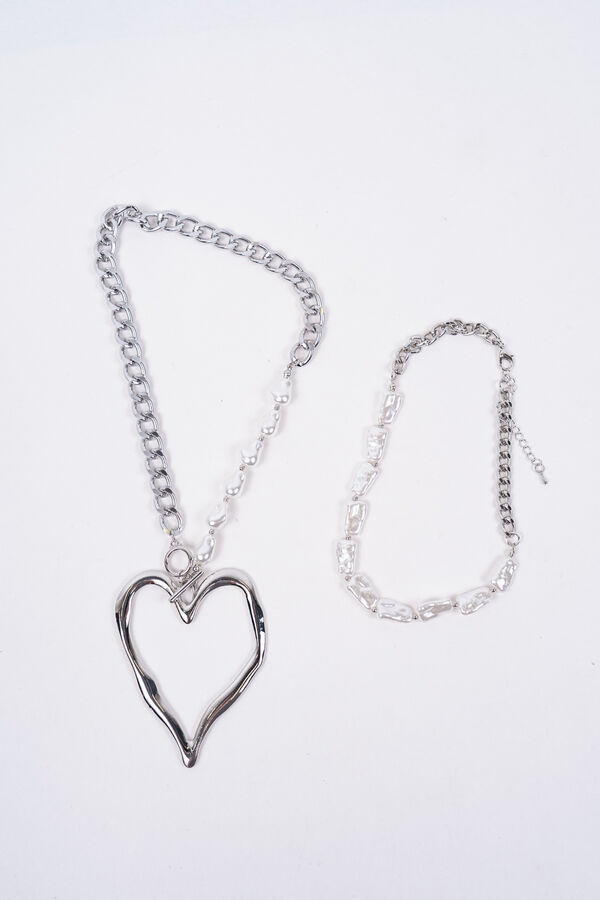 Collar Feeling PLATEADO image number null