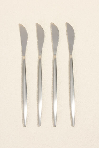 Cuchillo Fiordo, Set 4 un. Plateado COLOR UNICO image number null