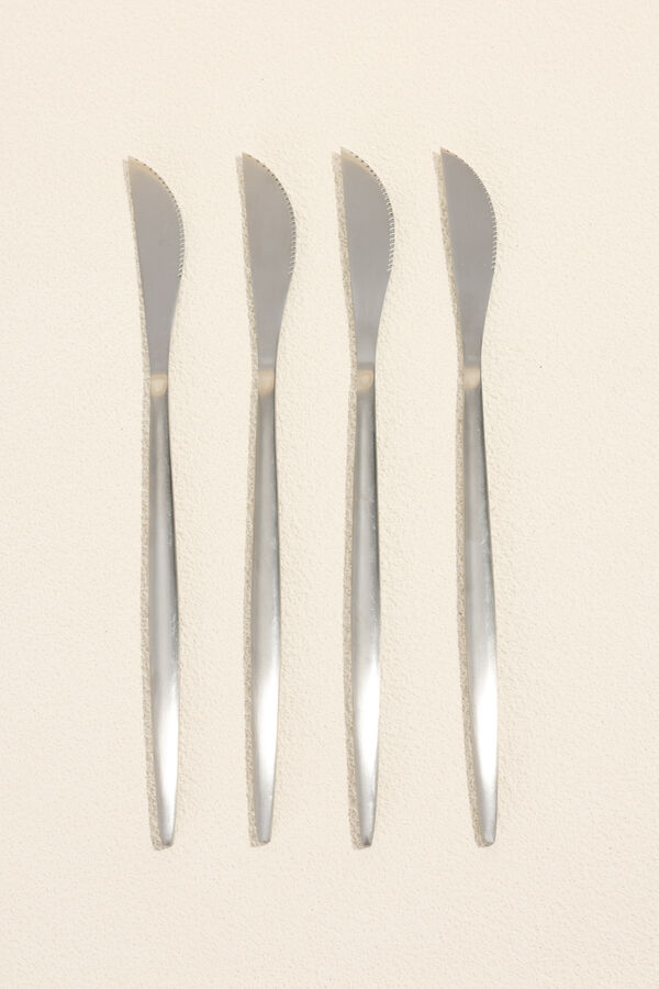 Cuchillo Fiordo, Set 4 un. Plateado COLOR UNICO image number null