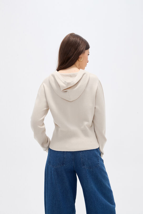 SACO ADENA BEIGE MELANGE image number null