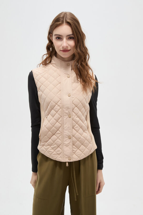 CHALECO POZZI BEIGE image number null
