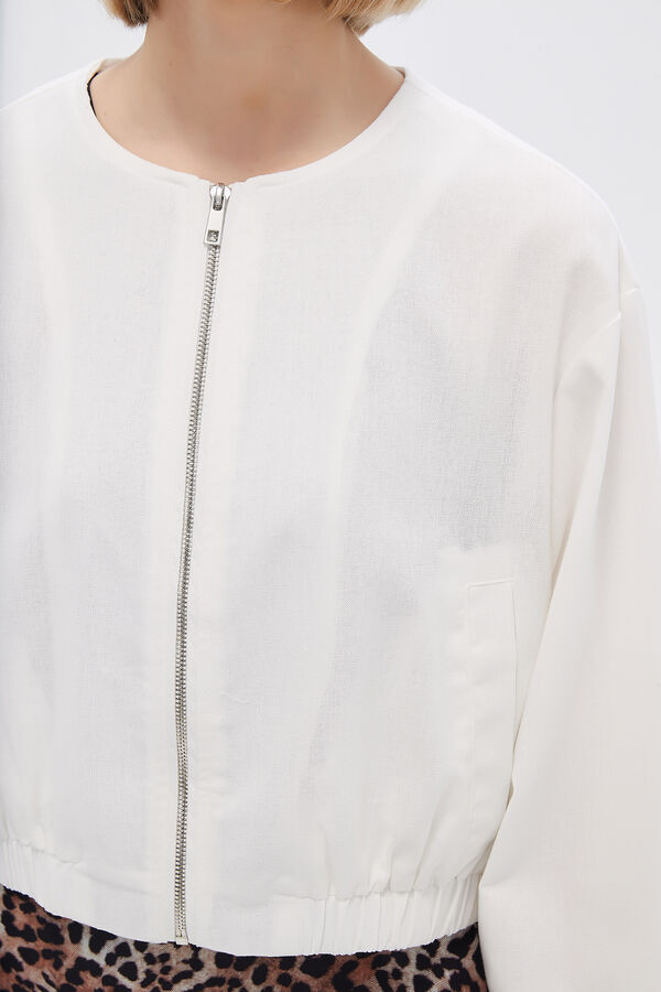 CAMPERA AROLA MARFIL  / OFF WHITE image number null