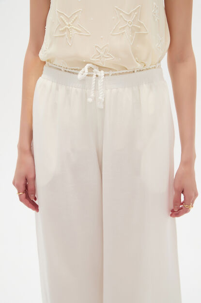 PANTALON ALVORI 70809 MARFIL  / OFF WHITE image number null
