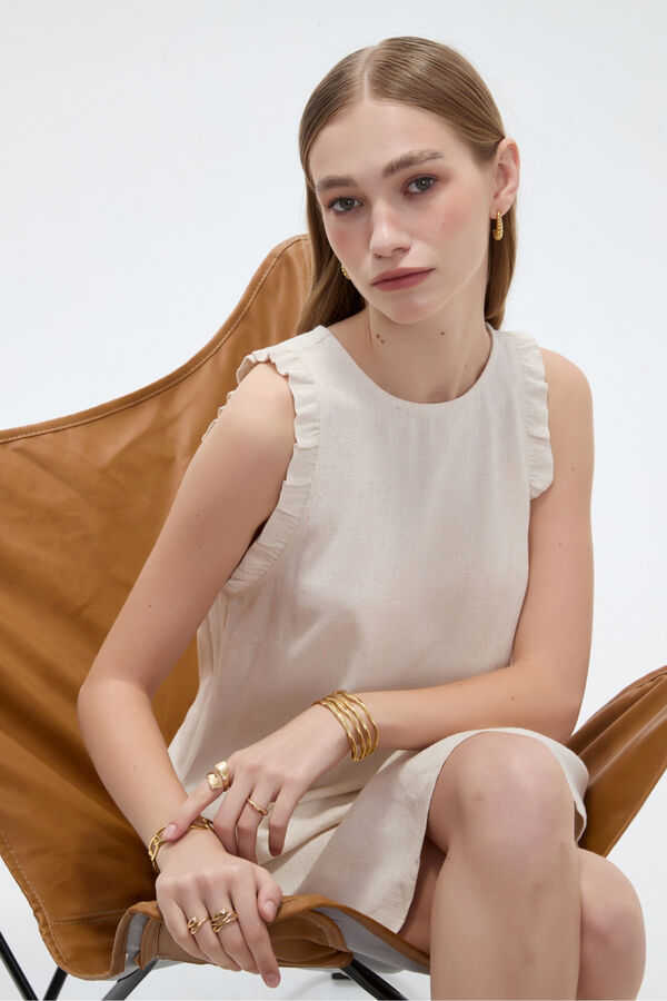 VESTIDO BORSA 70809 ARENA MELANGE image number null