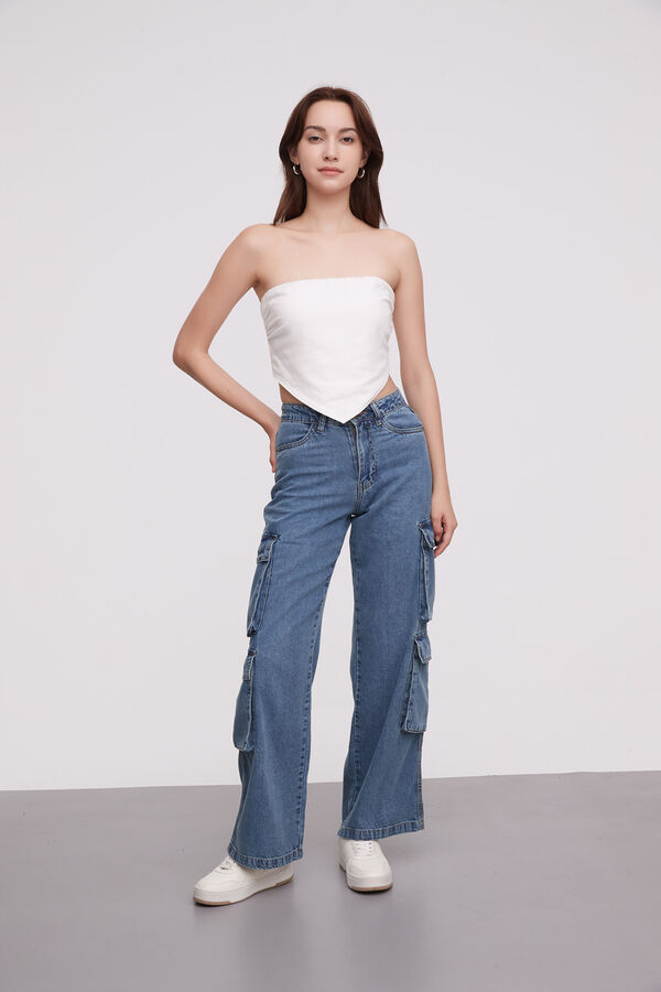 TOPS FUGEN MARFIL  / OFF WHITE image number null