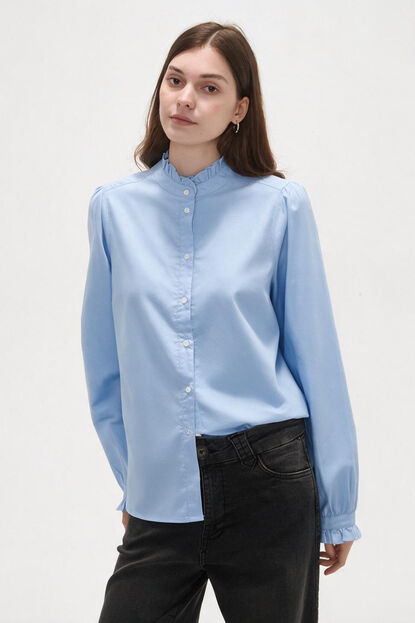 CAMISA SIREN CELESTE CLARO image number null