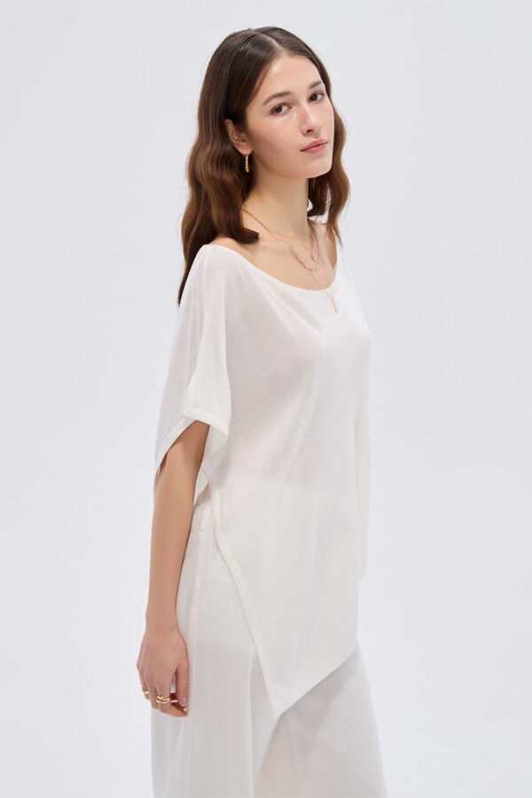 PONCHO FRIAL 70809 MARFIL  / OFF WHITE image number null