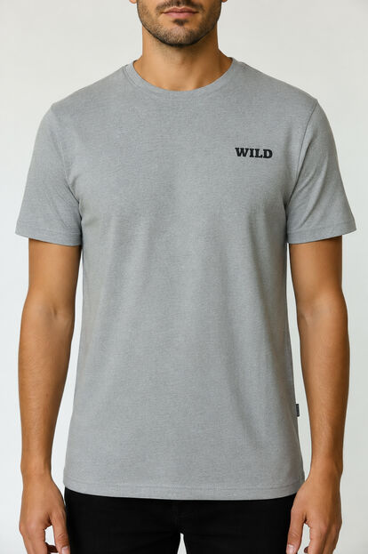 REMERA FADO 70809 GRIS MELANGE MEDIO image number null