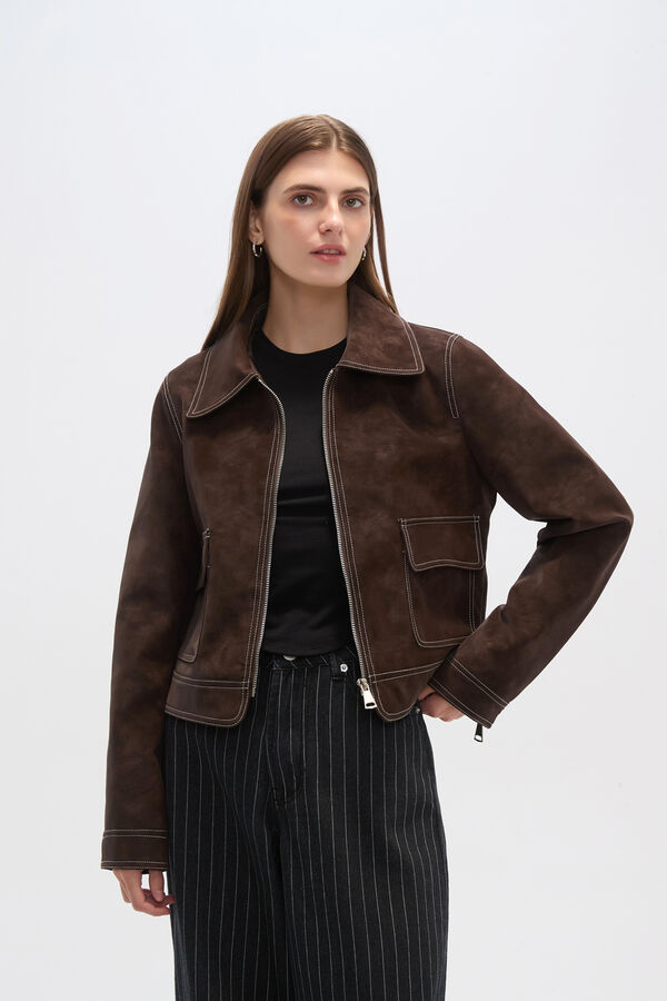 CHAQUETA HARDIN MARRON image number null