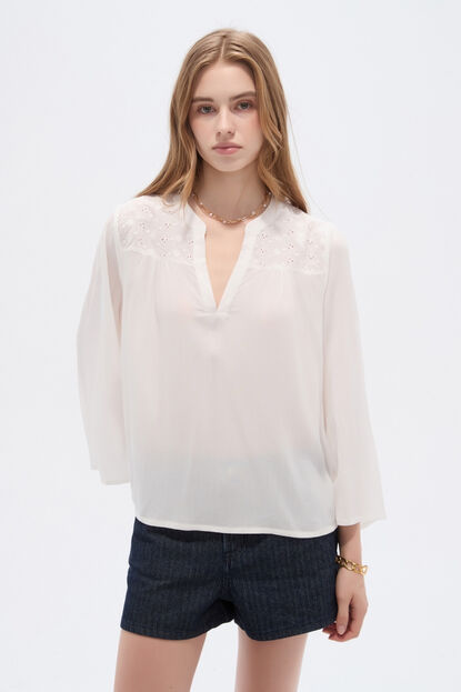 BLUSA BURSAS 70607 MARFIL  / OFF WHITE image number null