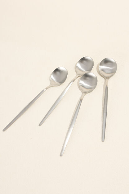 Cuchara Fiordo, Set 4 un. plateado COLOR UNICO image number null