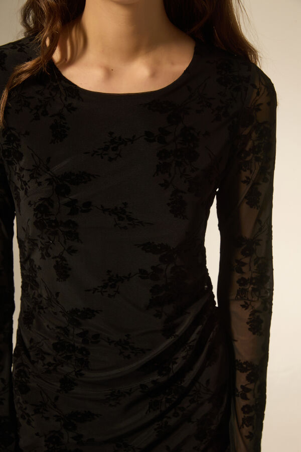VESTIDO ERYNOR NEGRO image number null