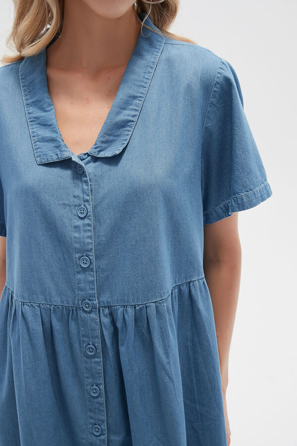 VESTIDO CRYPTO CELESTE image number null