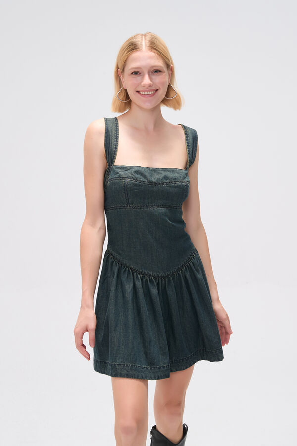 VESTIDO FYLIA AZUL OSCURO image number null