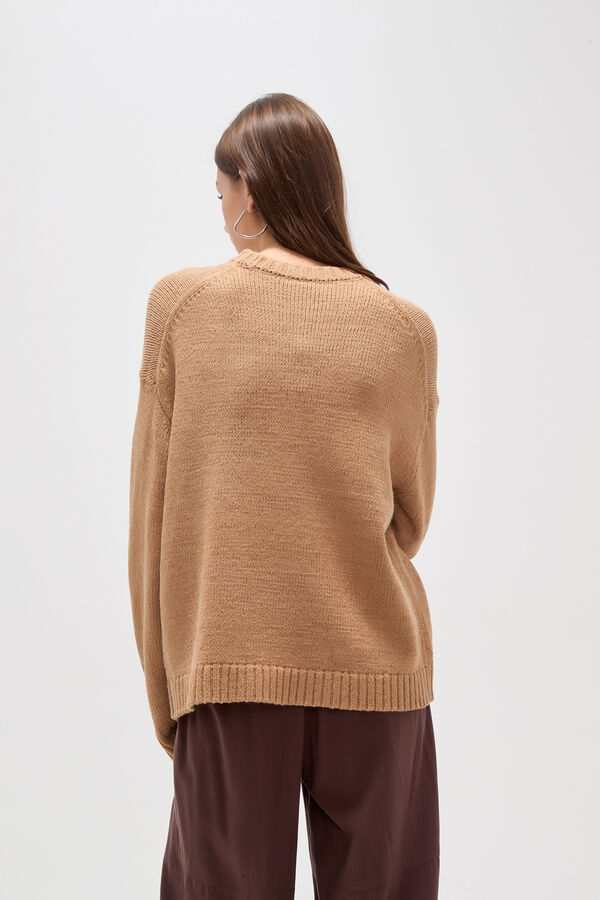 SWEATER SILICIA BEIGE OSCURO image number null