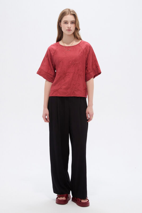 BLUSA KISNOR 70607 TERRACOTA image number null