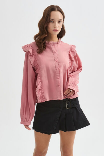 CAMISA TARELI 70607 ROSA OSCURO image number null