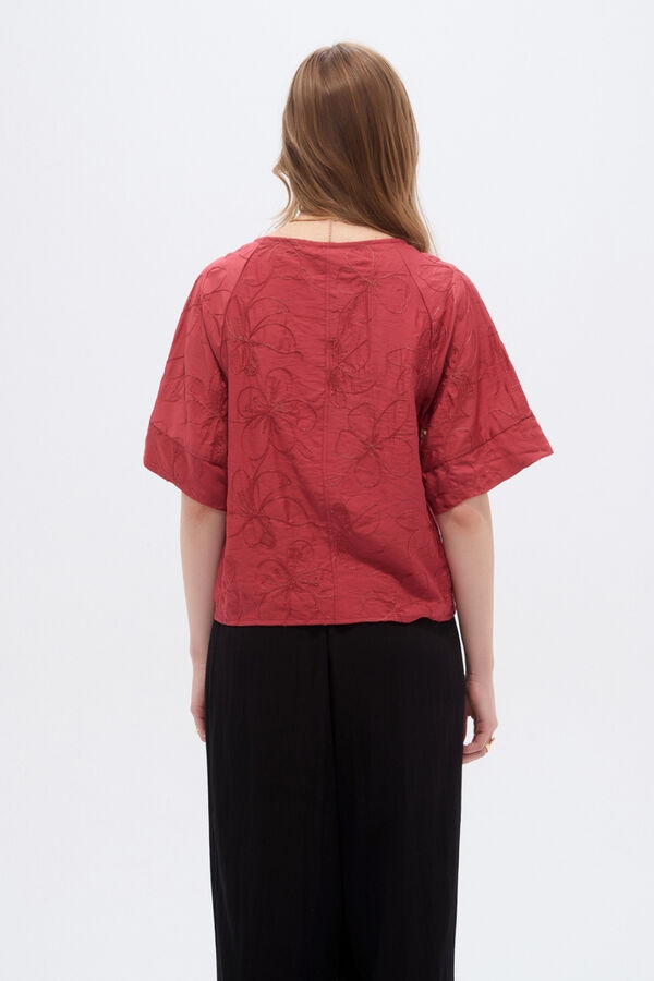 BLUSA KISNOR 70607 TERRACOTA image number null