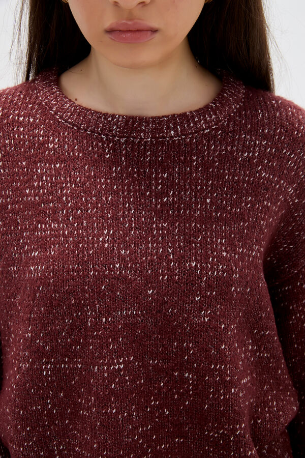 SWEATER RAMIN BORDEAUX MELANGE image number null