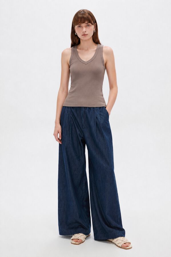 MUSCULOSA SPITW 70607 TAUPE / MINK / VISON image number null