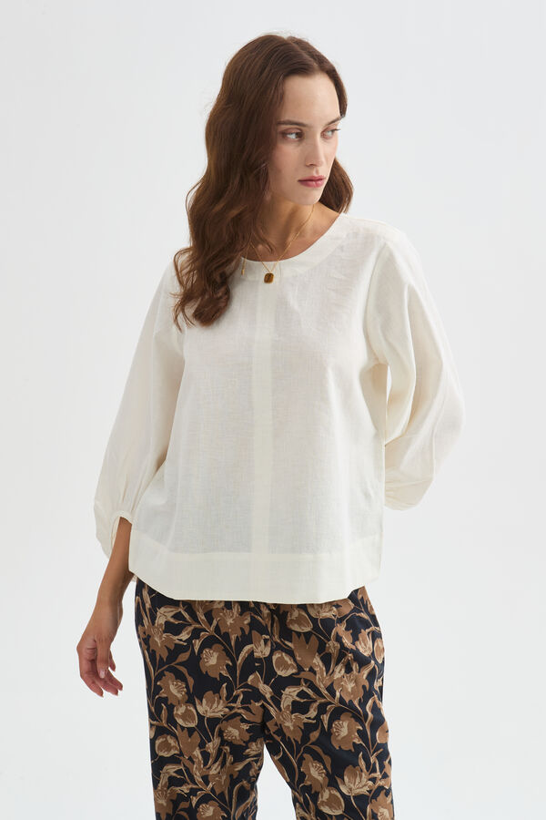 BLUSA RAISA 70607 ARENA MELANGE image number null