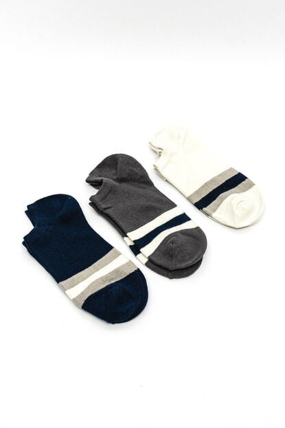 Medias Ankle Ucci, Pack x 3 COLOR UNICO image number null