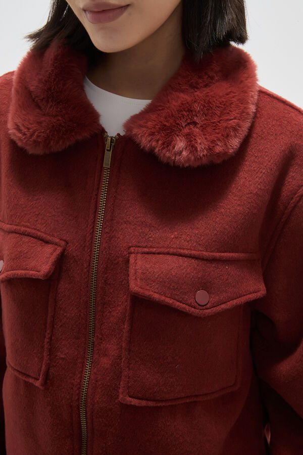 CHAQUETA KORYN LADRILLO image number null