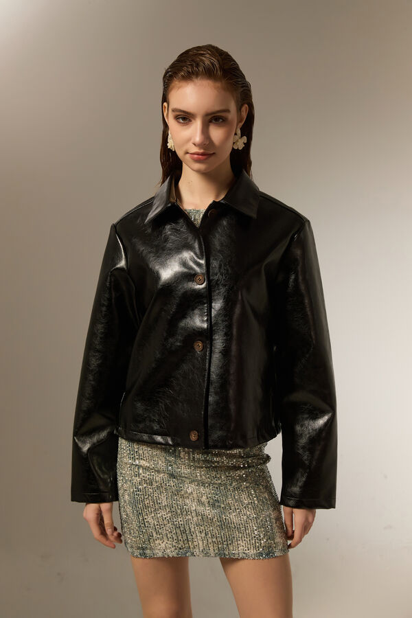 CHAQUETA TASHIRA NEGRO image number null