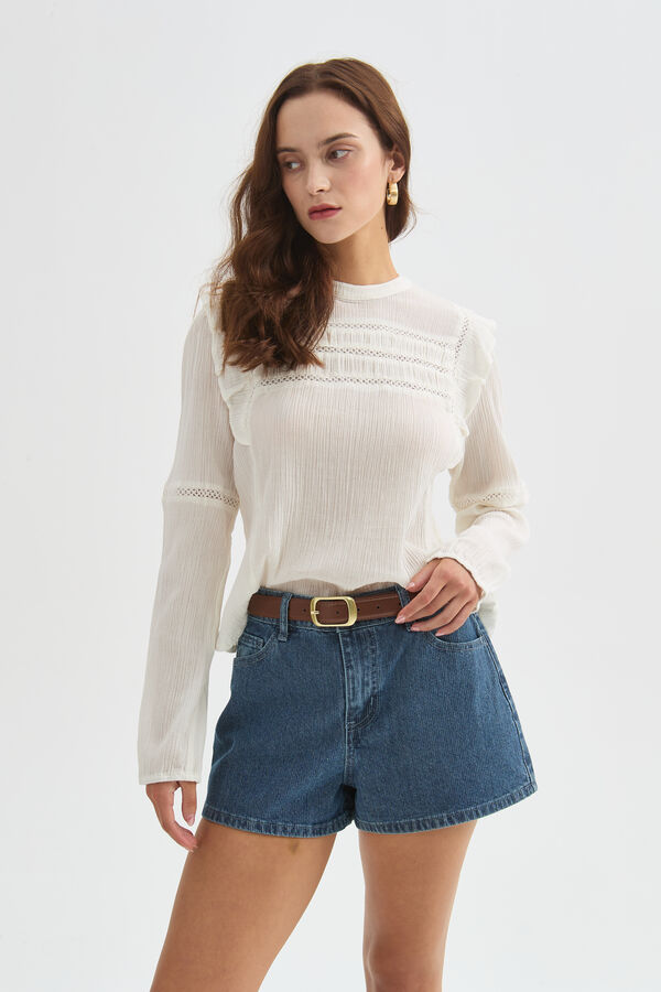 BLUSA SORLAN 70607 AMARILLO PALIDO image number null
