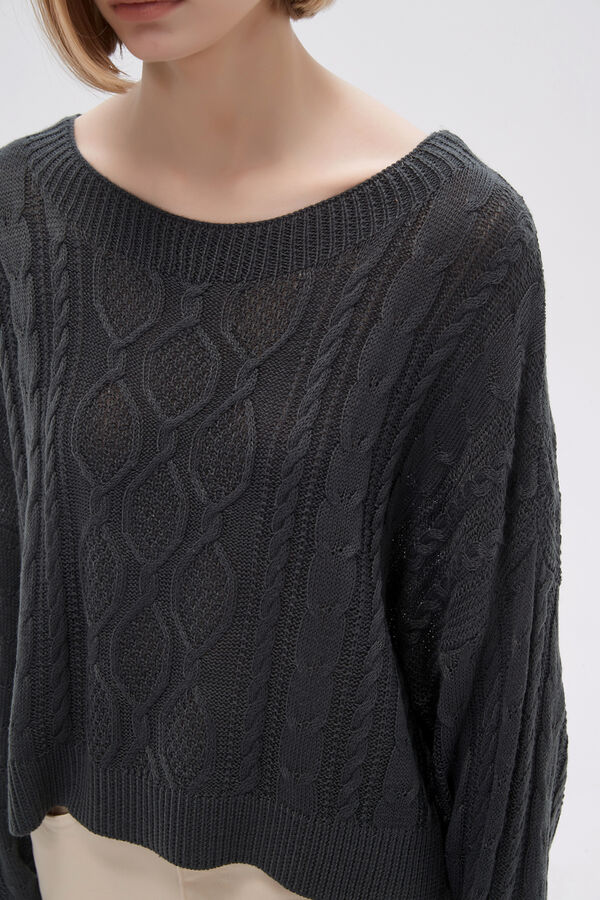 SWEATER VIENTO GRIS TOPO image number null