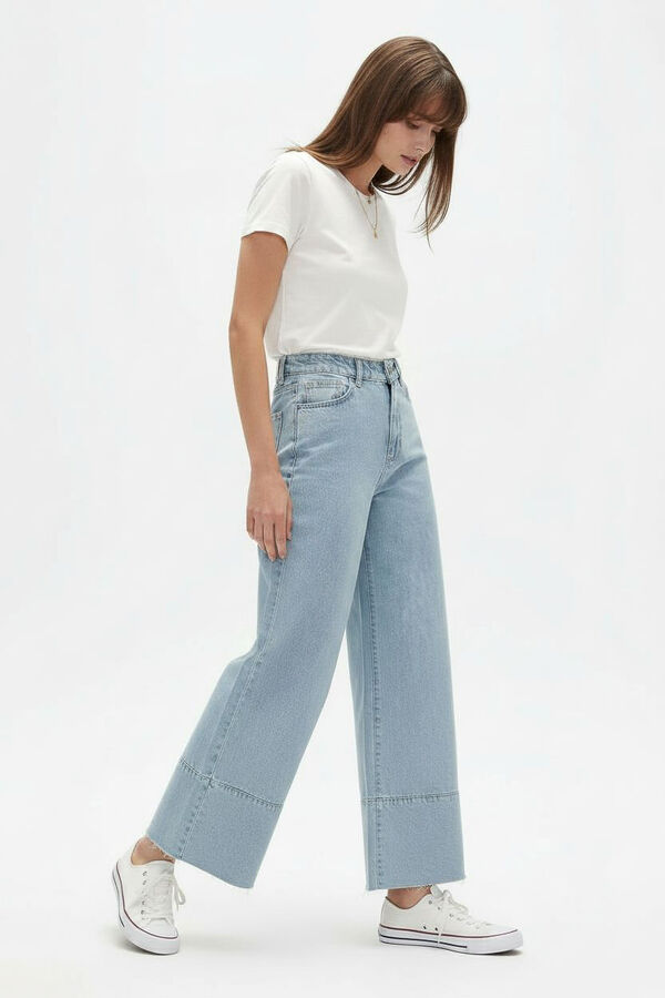 PANTALON PANO 70607 CELESTE GRISACEO image number null