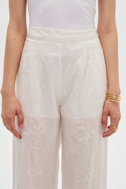PANTALON GREON 70809 MARFIL  / OFF WHITE image number null