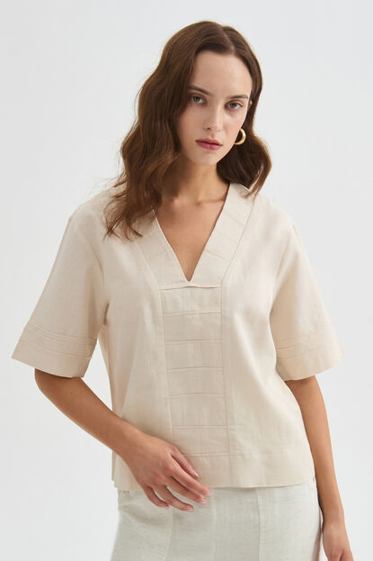 BLUSA JORVEL 70607 ARENA MELANGE image number null