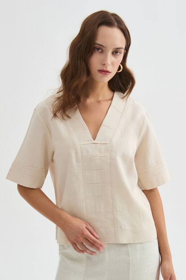 BLUSA JORVEL 70607 ARENA MELANGE image number null
