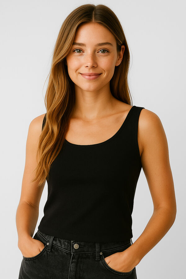 MUSCULOSA AINOA NEGRO image number null