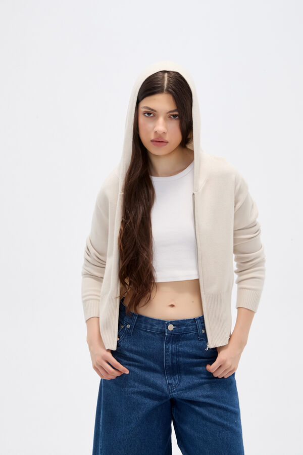 SACO ADENA BEIGE MELANGE image number null