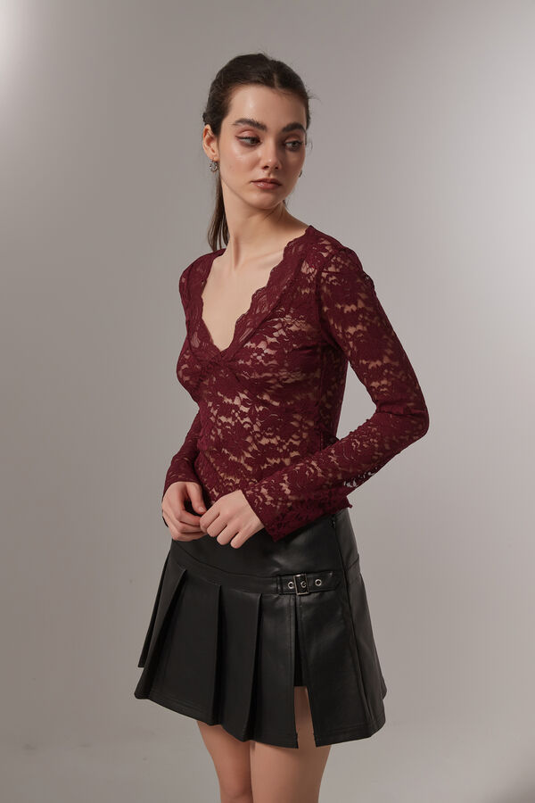 REMERA SANDPLA BORDEAUX image number null