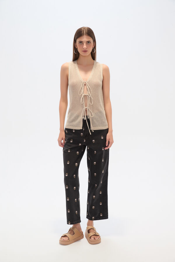 CHALECO BINE DORADO image number null