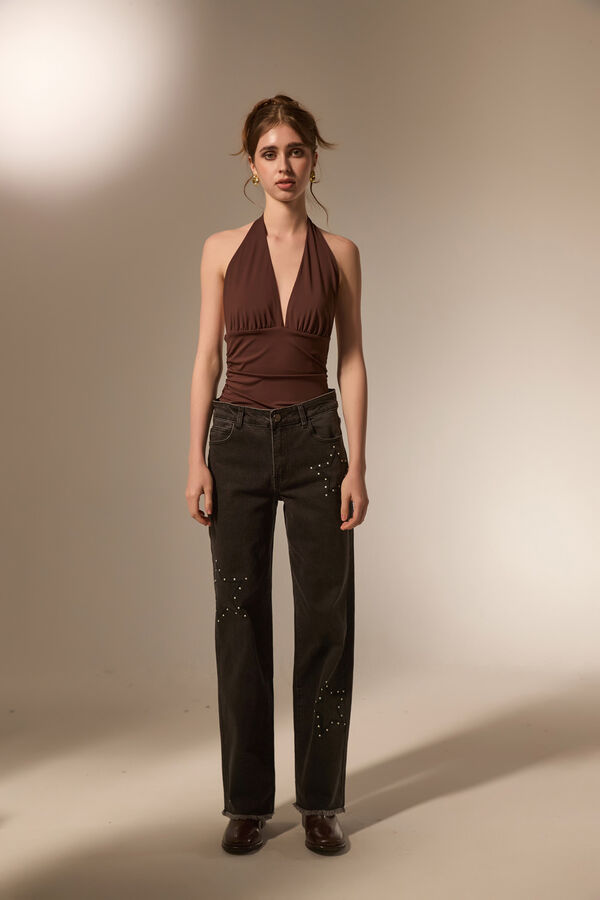 PANTALON KAELIS GRIS OSCURO image number null