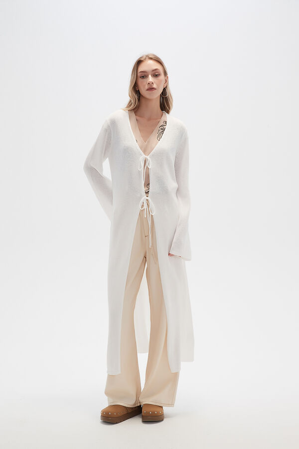 SACO AWIEKA MARFIL  / OFF WHITE image number null
