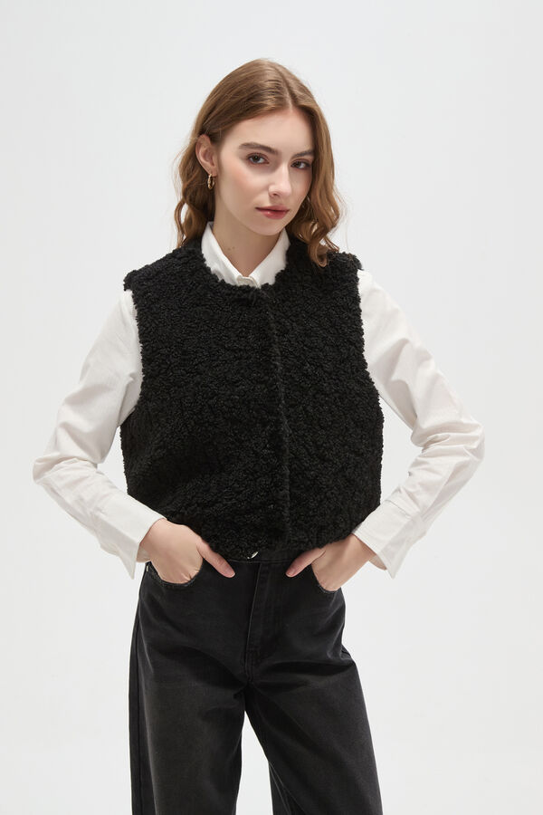 CHALECO UNEISE NEGRO image number null