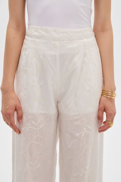 PANTALON GREON 70809 MARFIL  / OFF WHITE image number null