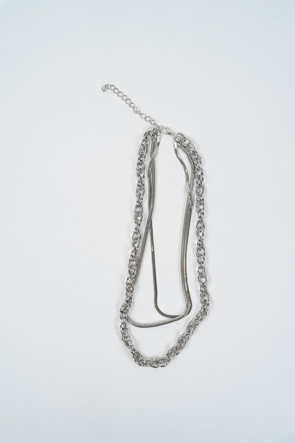 Collar Diamont PLATEADO image number null