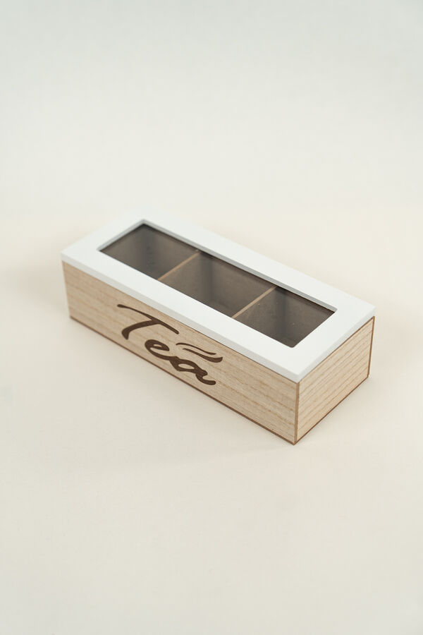 Caja para T&eacute; Tea, 3 separadores COLOR UNICO image number null