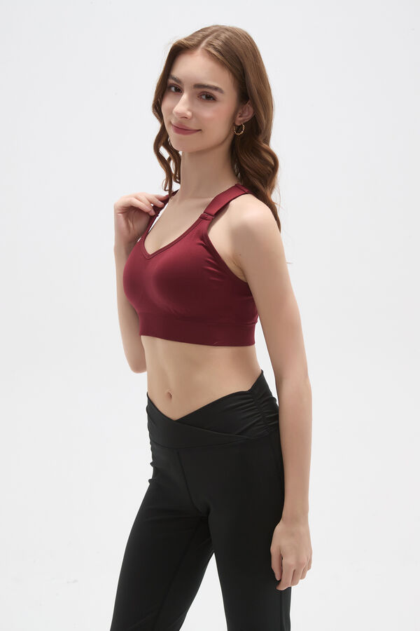 TOPS IRIANA BORDEAUX image number null