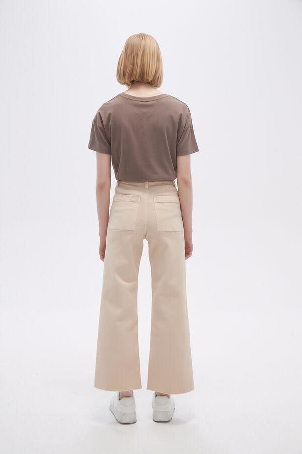 PANTALON ADELINE BEIGE CLARO image number null